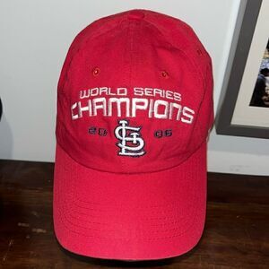 2006 World Series Champions St Louis cardinals unisex red baseball cap new NWOT